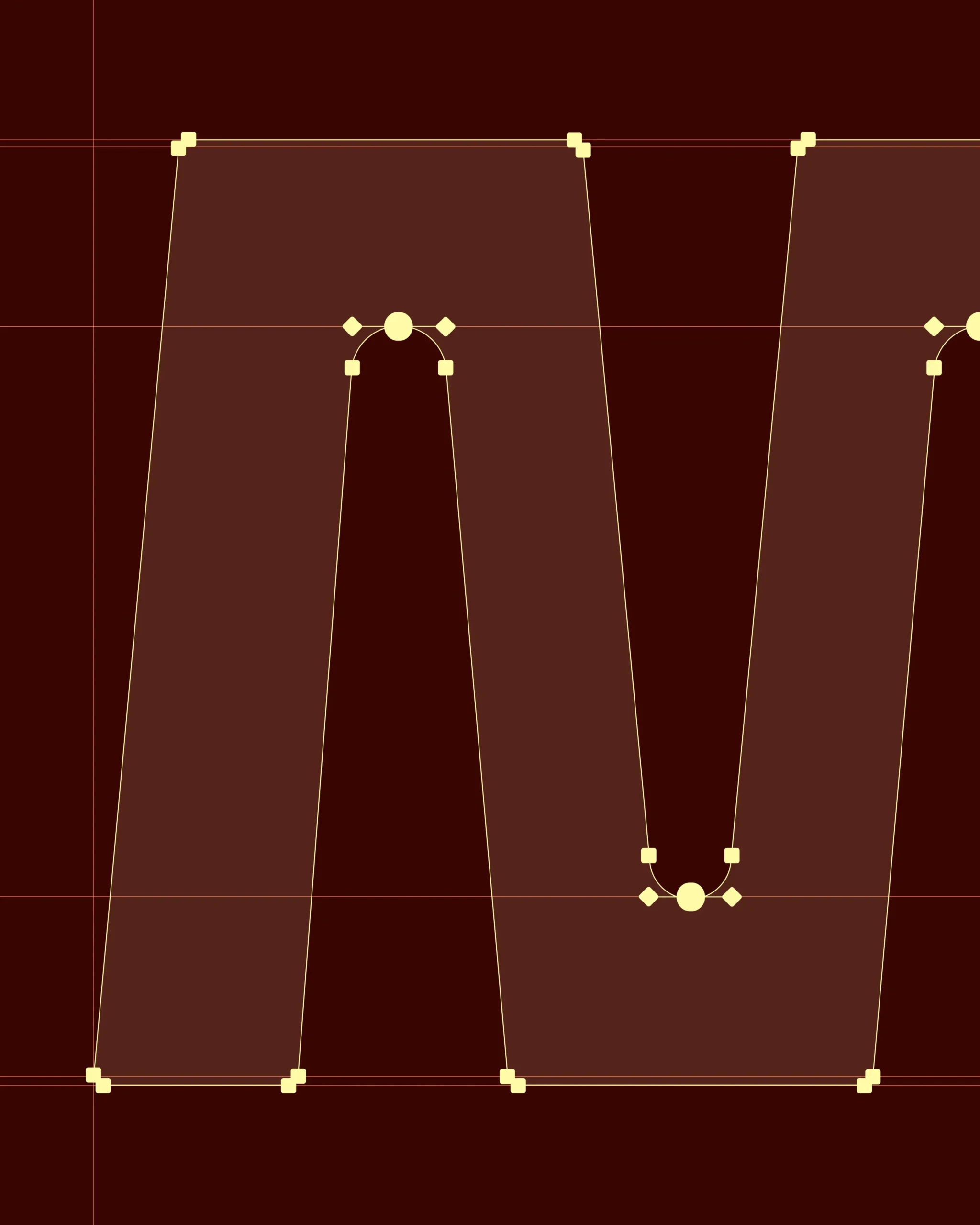 M letter vector design