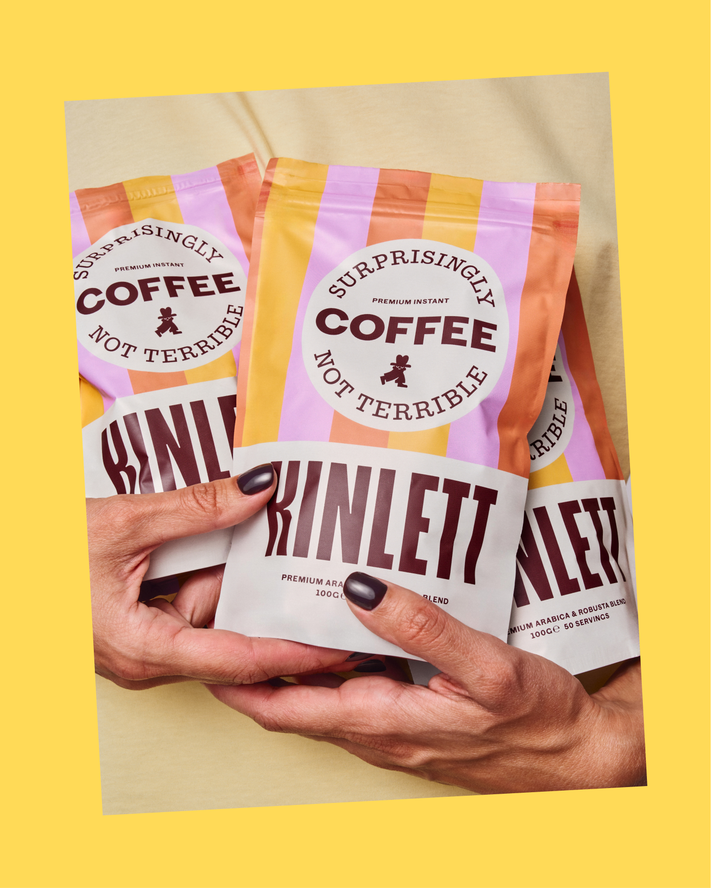 Kinlett Instant Coffee Packaging Design Tinge 18