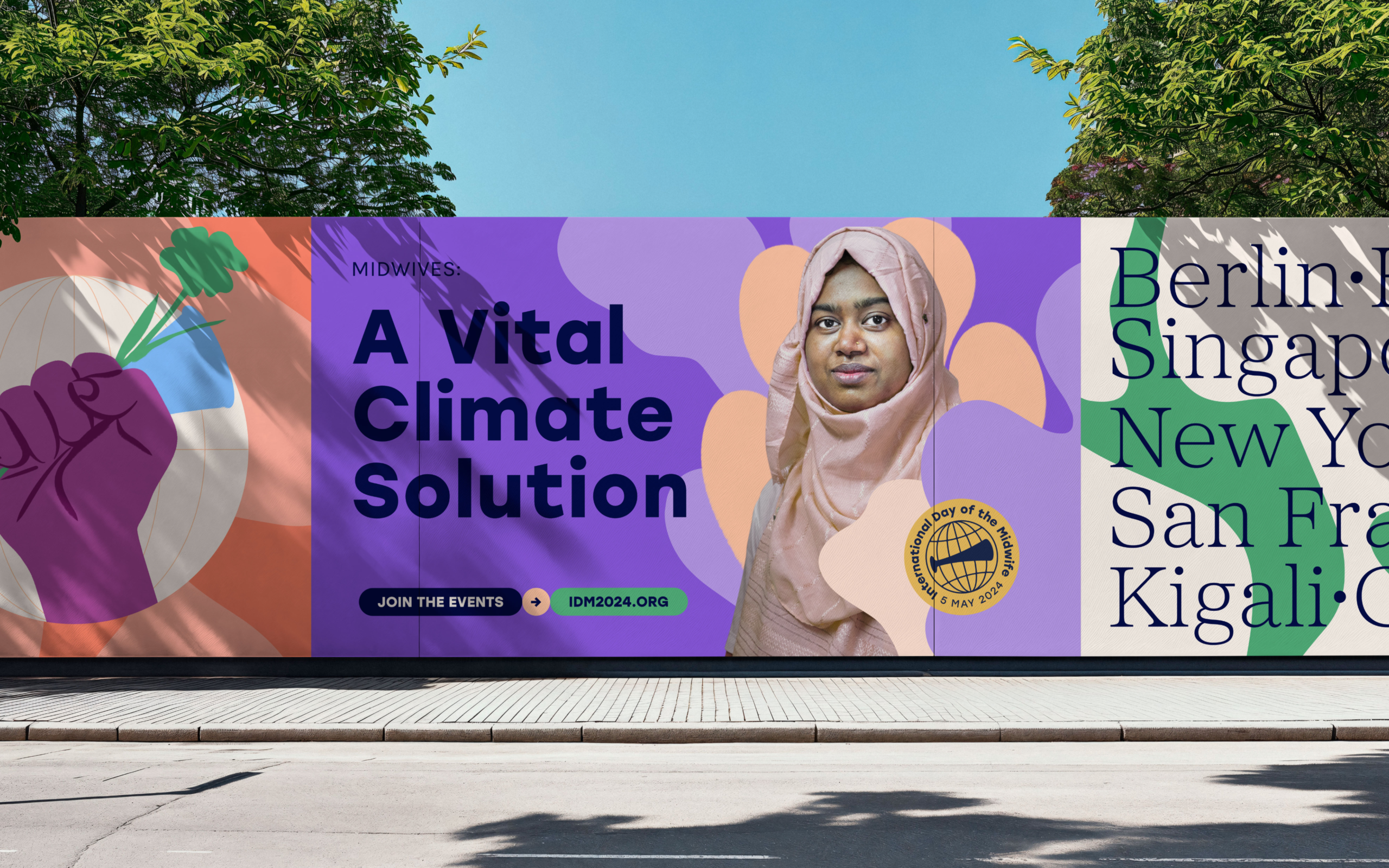 International Confederation Midwives Healthcare Branding Tinge 01
