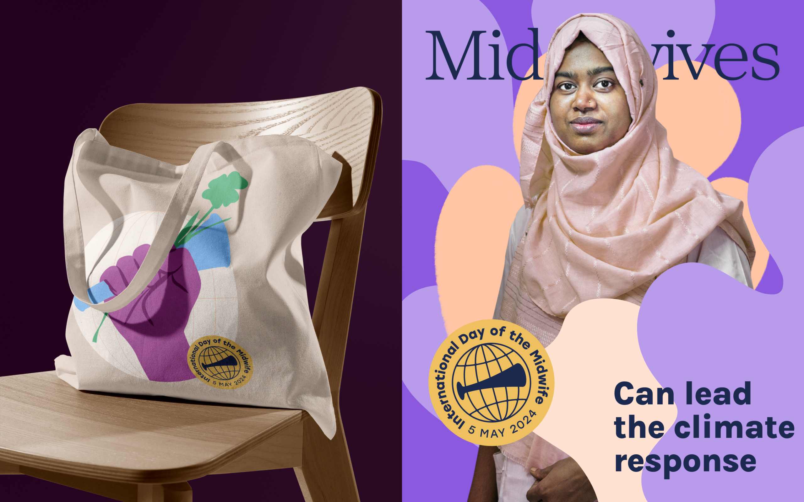 International Confederation Midwives Healthcare Branding Tinge 010