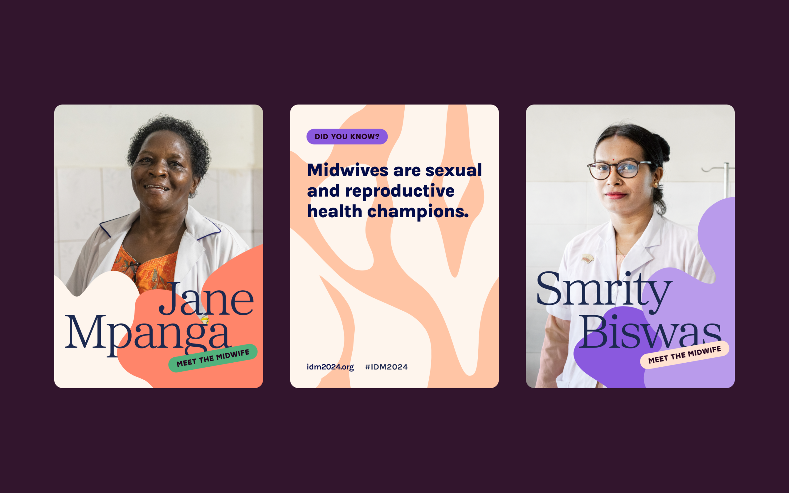 International Confederation Midwives Healthcare Branding Tinge 05