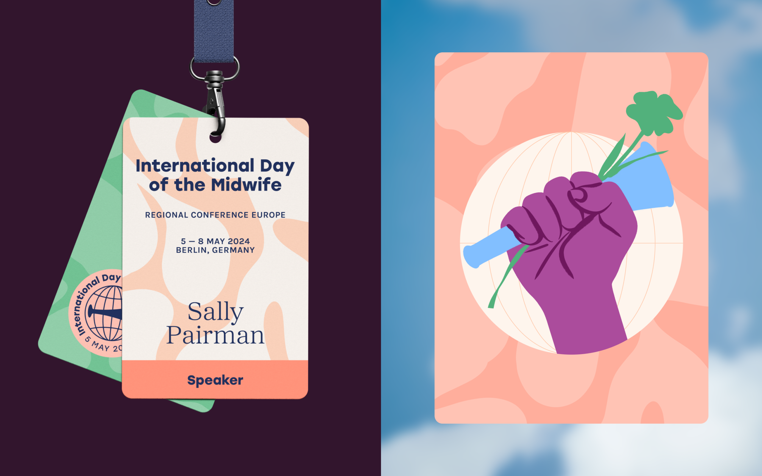 International Confederation Midwives Healthcare Branding Tinge 07