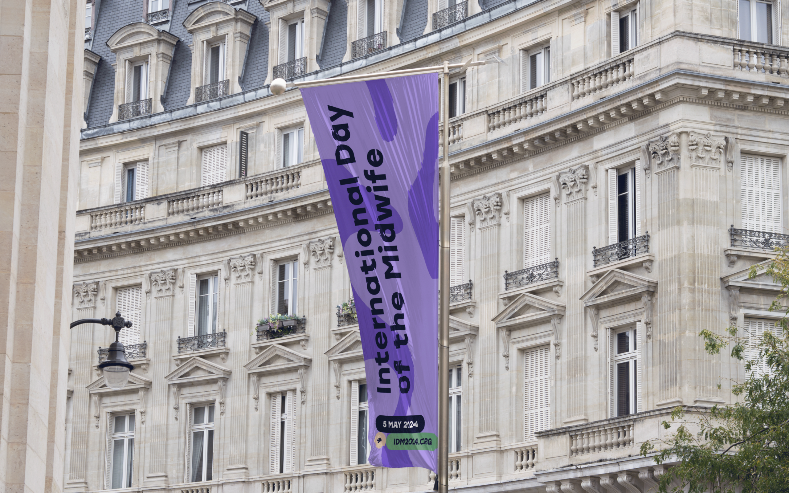 International Confederation Midwives Healthcare Branding Tinge 11